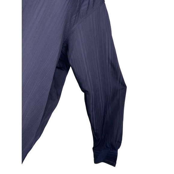 NWT Axcess A Claiborne Co Men’s XL dress shirt blue pinstripes collar button dow - Picture 5 of 16